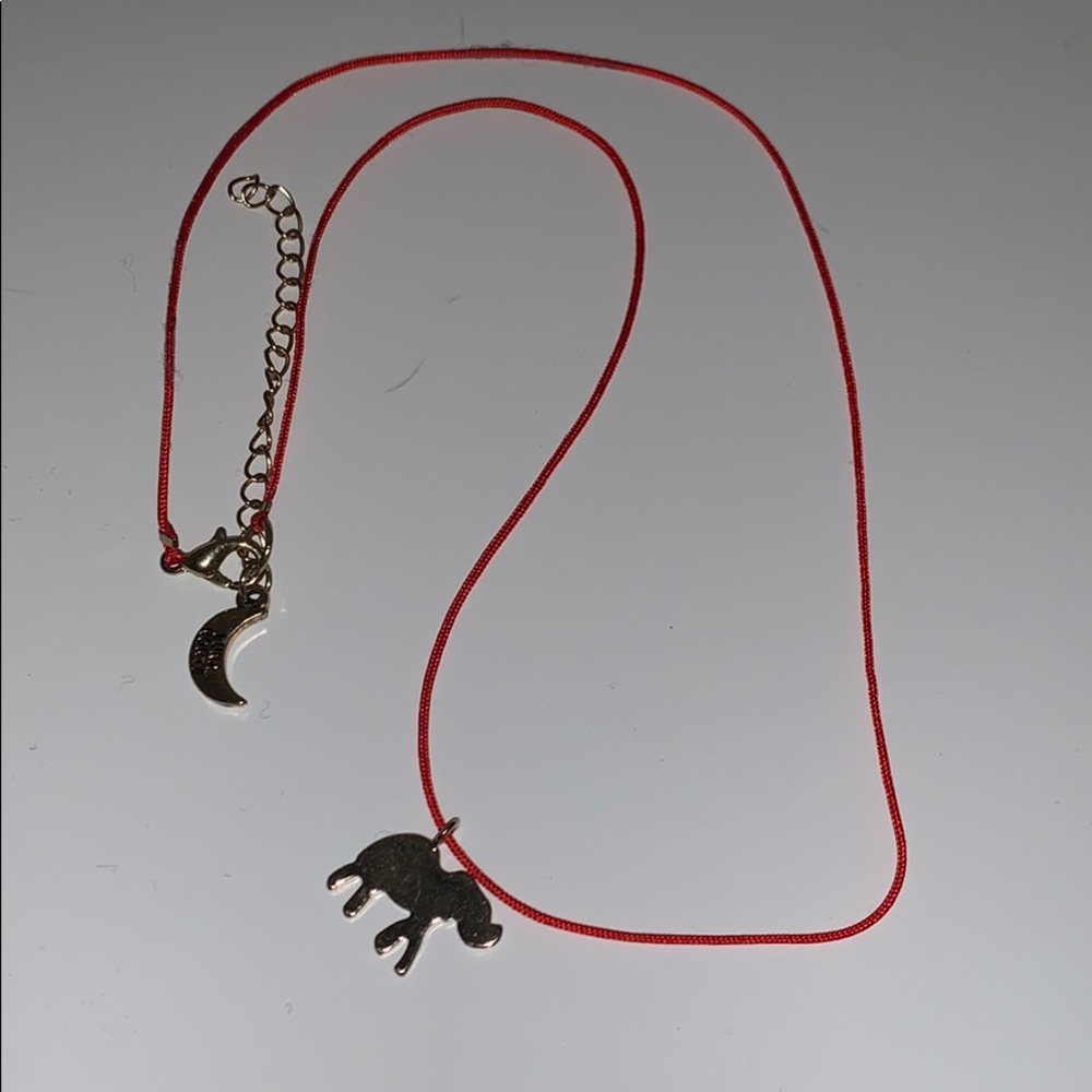Elephant/Moon necklace!